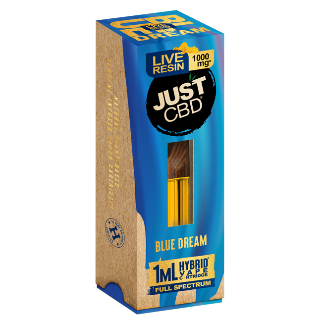 1000mg Blue Dream Live Resin CBD Vape Cartridges