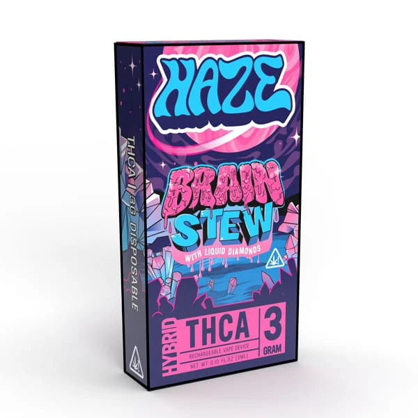 Brain Stew THCA Disposable Vape – Hybrid (3 grams)