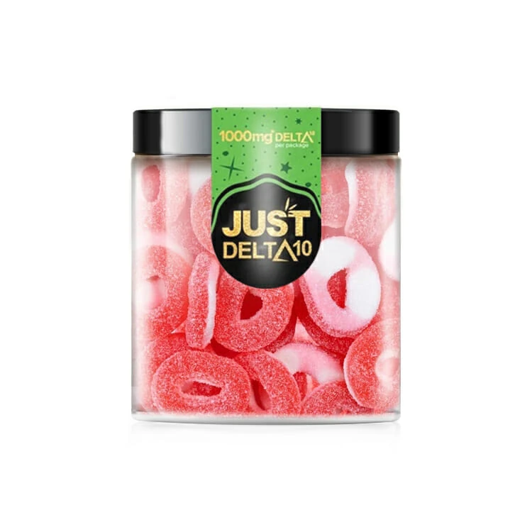 250mg Delta-10 THC Gummies - Watermelon Rings